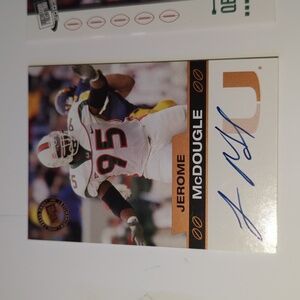 2003 Press Pass JE card set 1-45 Jerome McDougle Autograph Carson Suggs Palmer